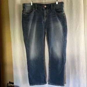 SZ 14 Silver brand Suki Flap Capri